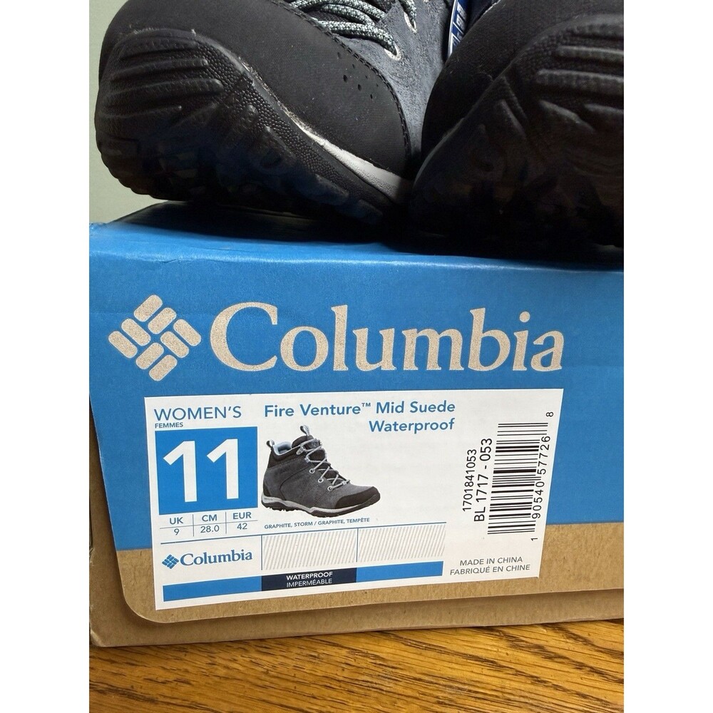 NIB-Women's Columbia Fire Venture Mid Waterproof Sz11 Hiking Boot - Picture 6 of 11